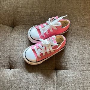 Converse All Star toddler girls pink sz 7